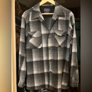 Pendleton Woolen Mills The Original Board Shirt Black and Gray